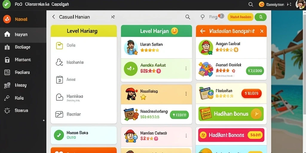 Tampilan antarmuka yang menarik dan mudah dinavigasi.