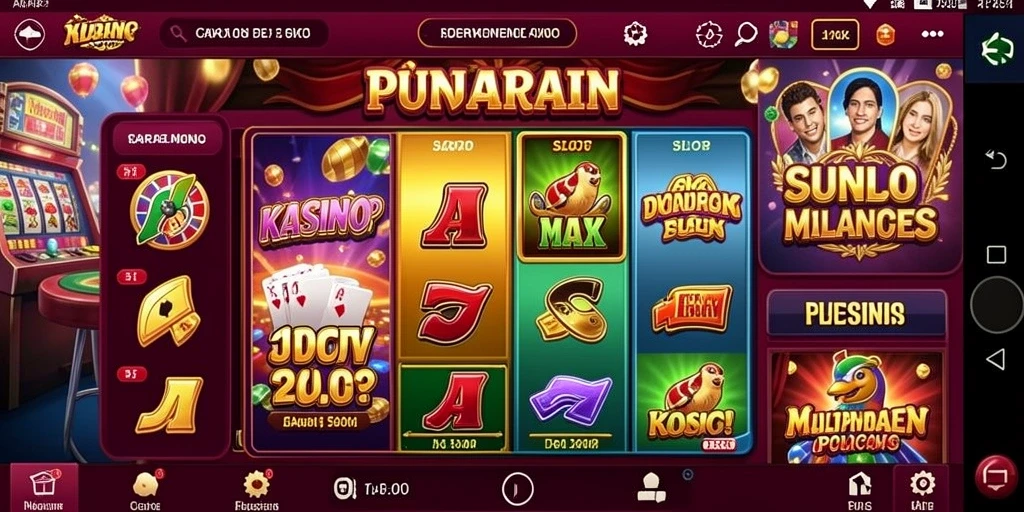 Screenshot ini menunjukkan antarmuka utama GIGA33 yang menarik.